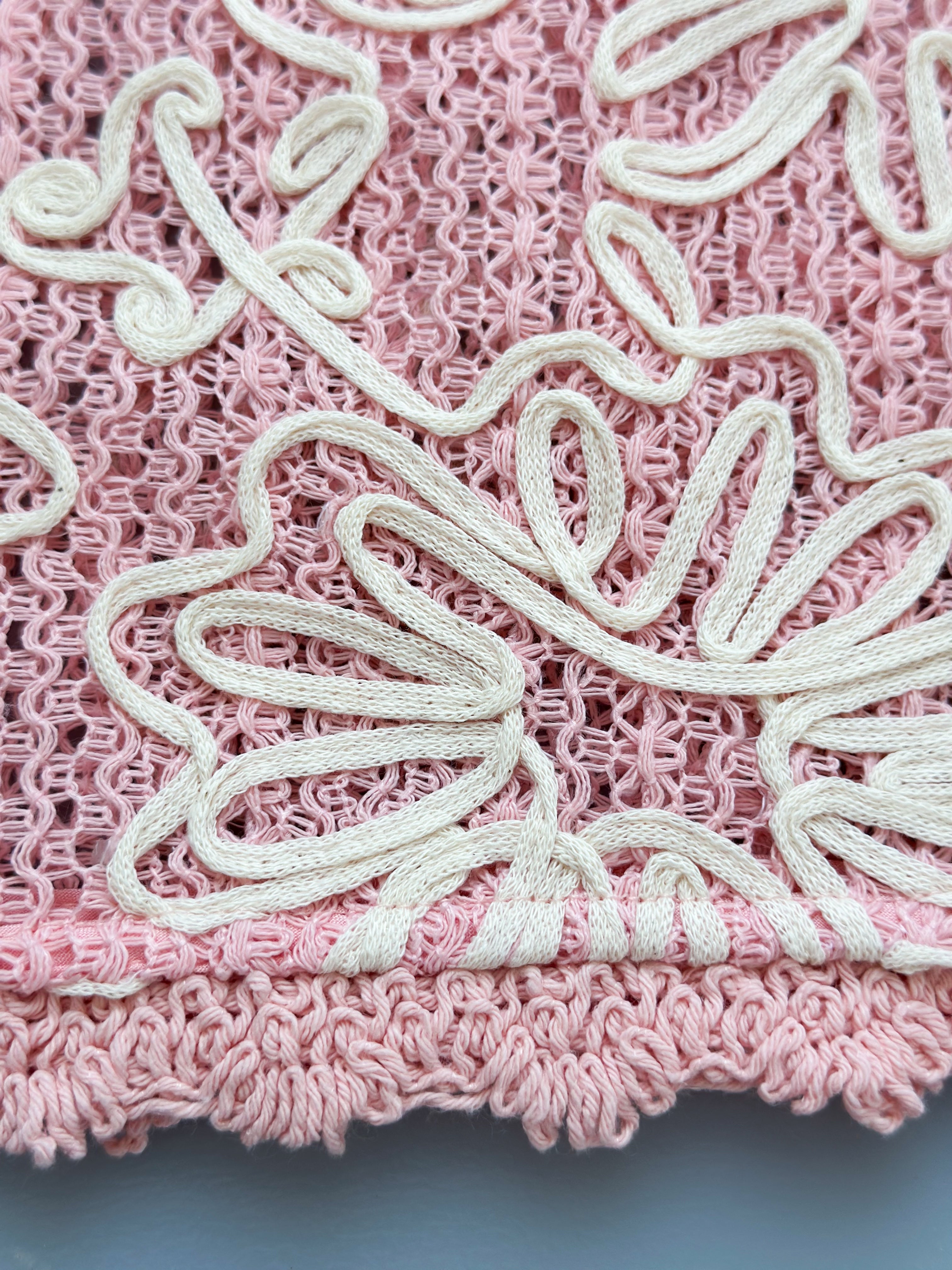 Sweet Bloom Crochet Tank