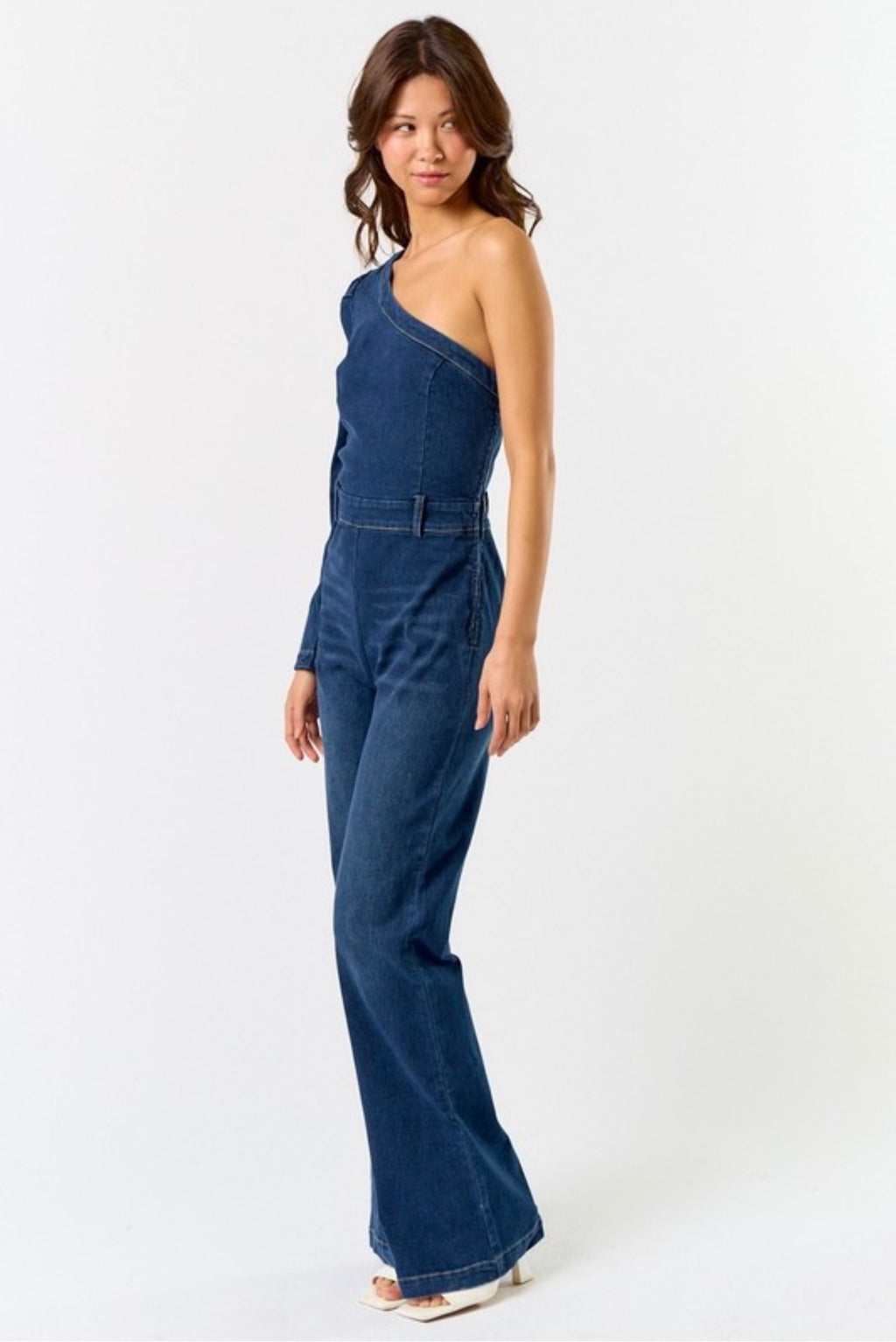 One Wish Denim Jumpsuit