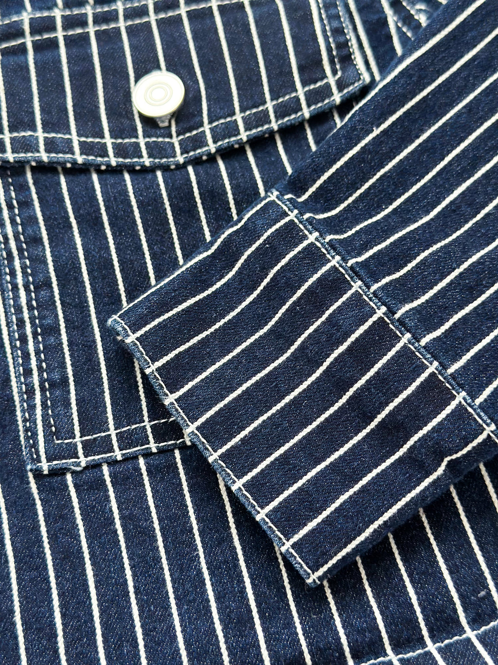 The City Stripe Denim TOP