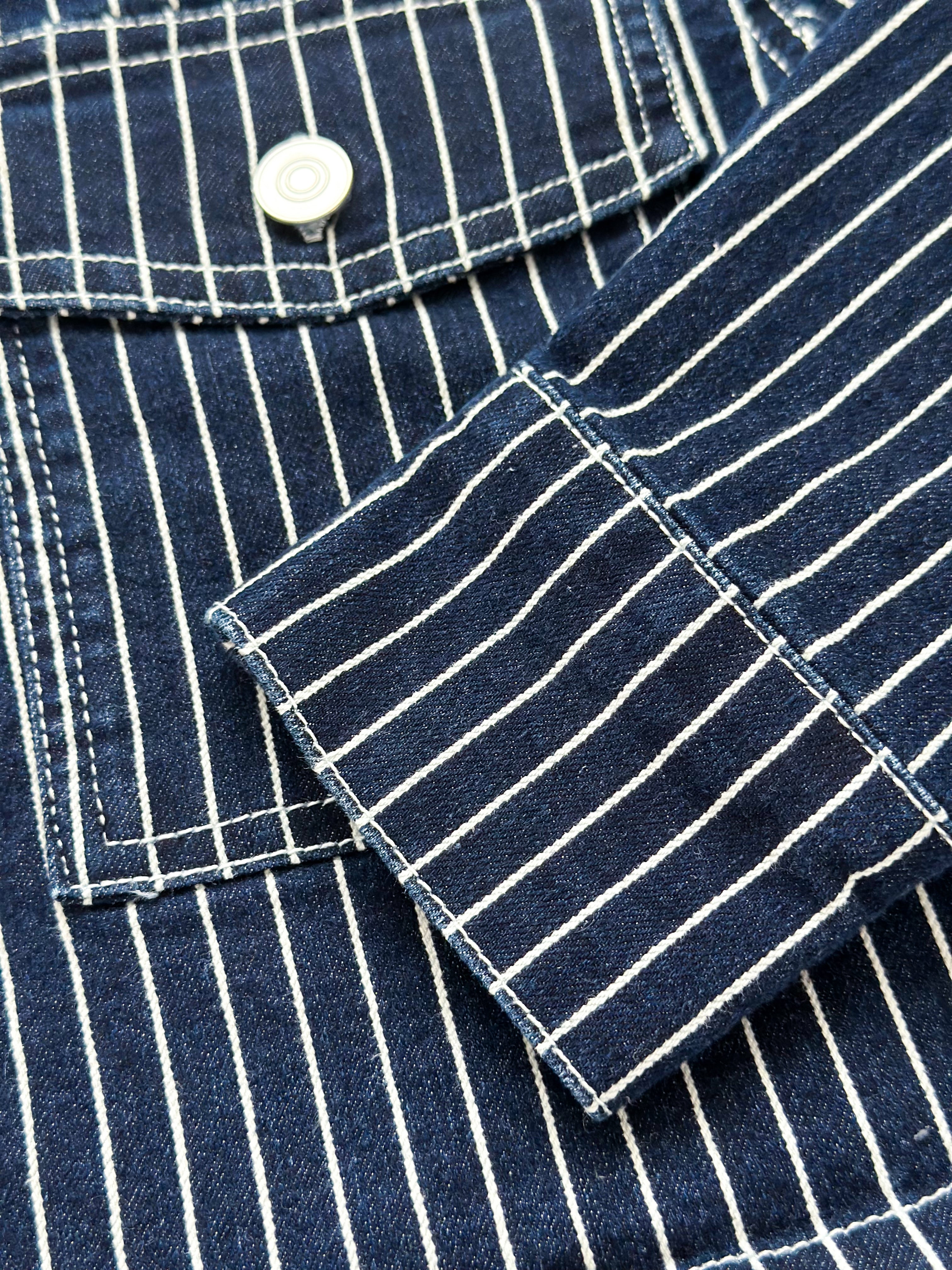 The City Stripe Denim TOP