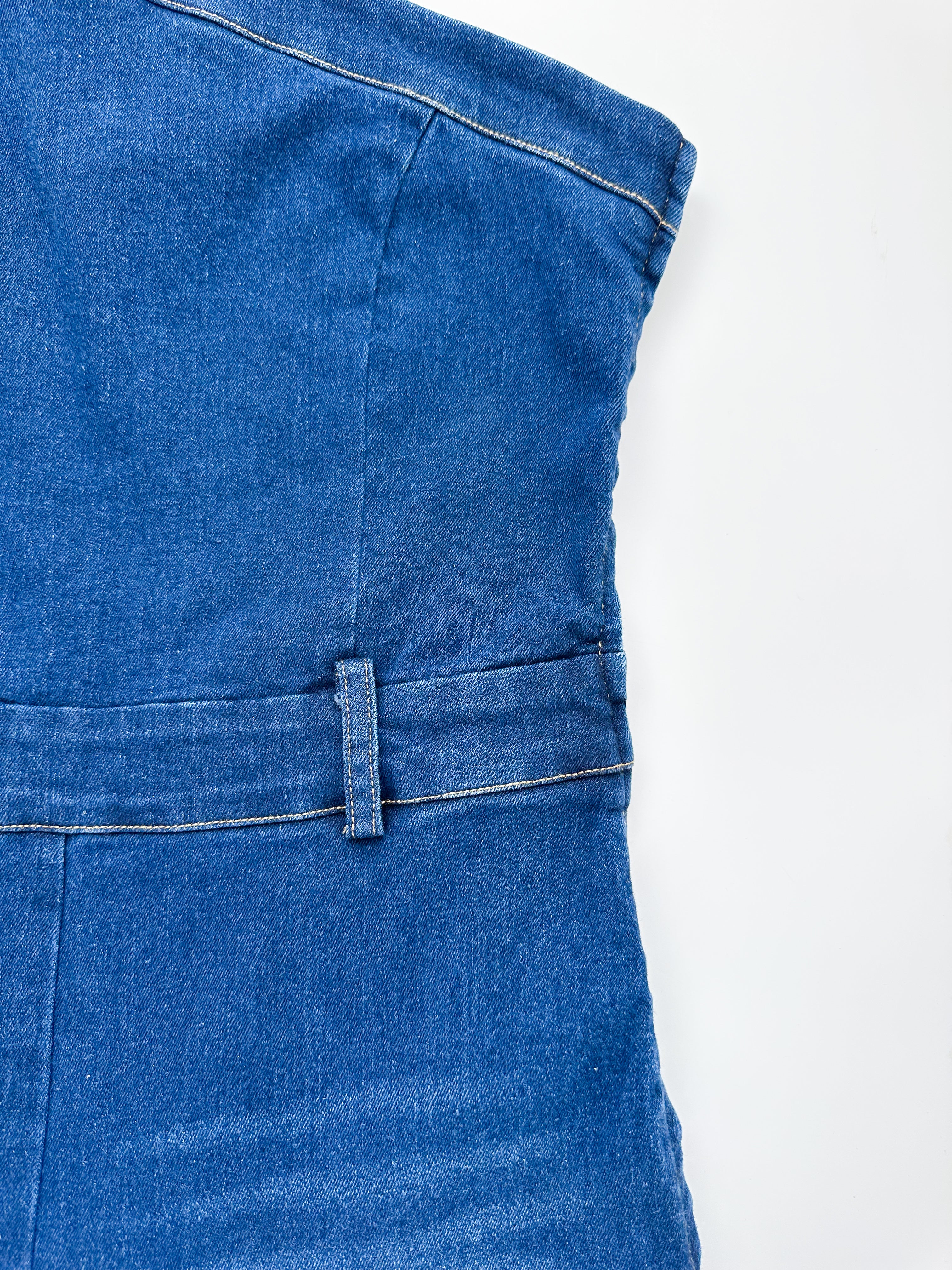 One Wish Denim Jumpsuit