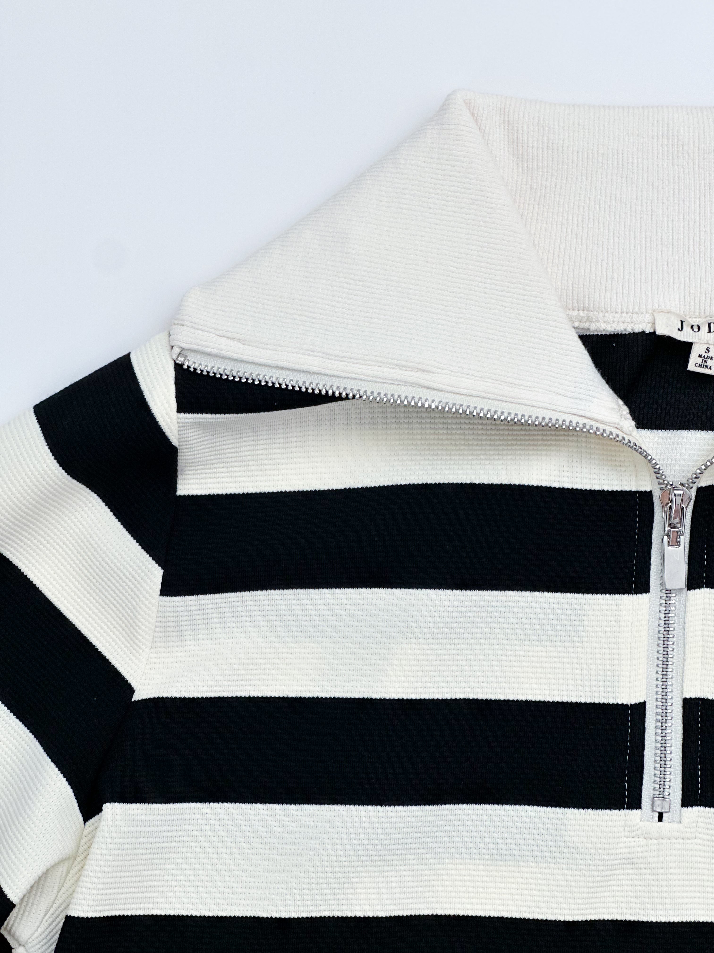 Boardwalk Stripe Zip-Up