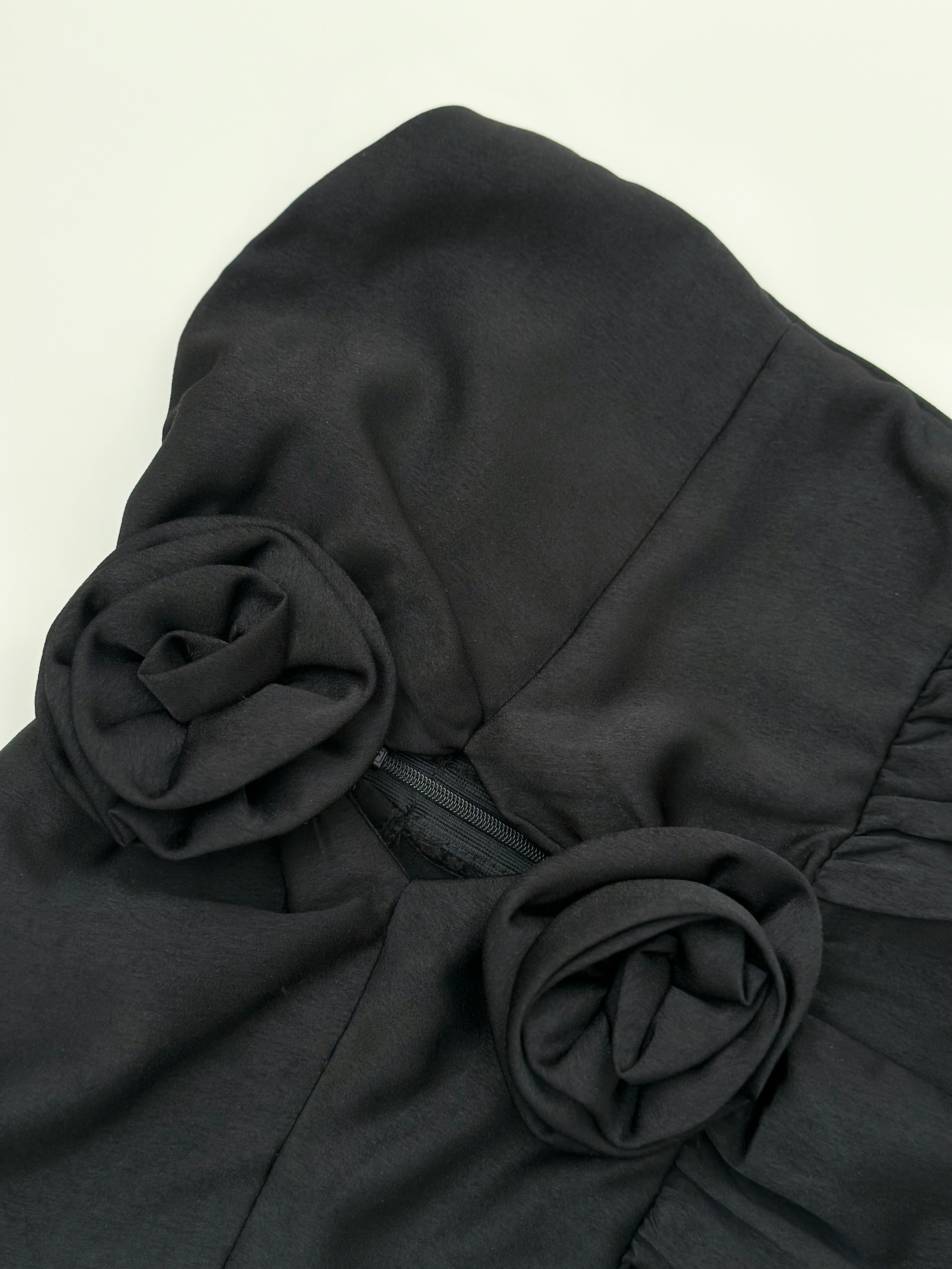 Evening Rose Satin Jumpsuit