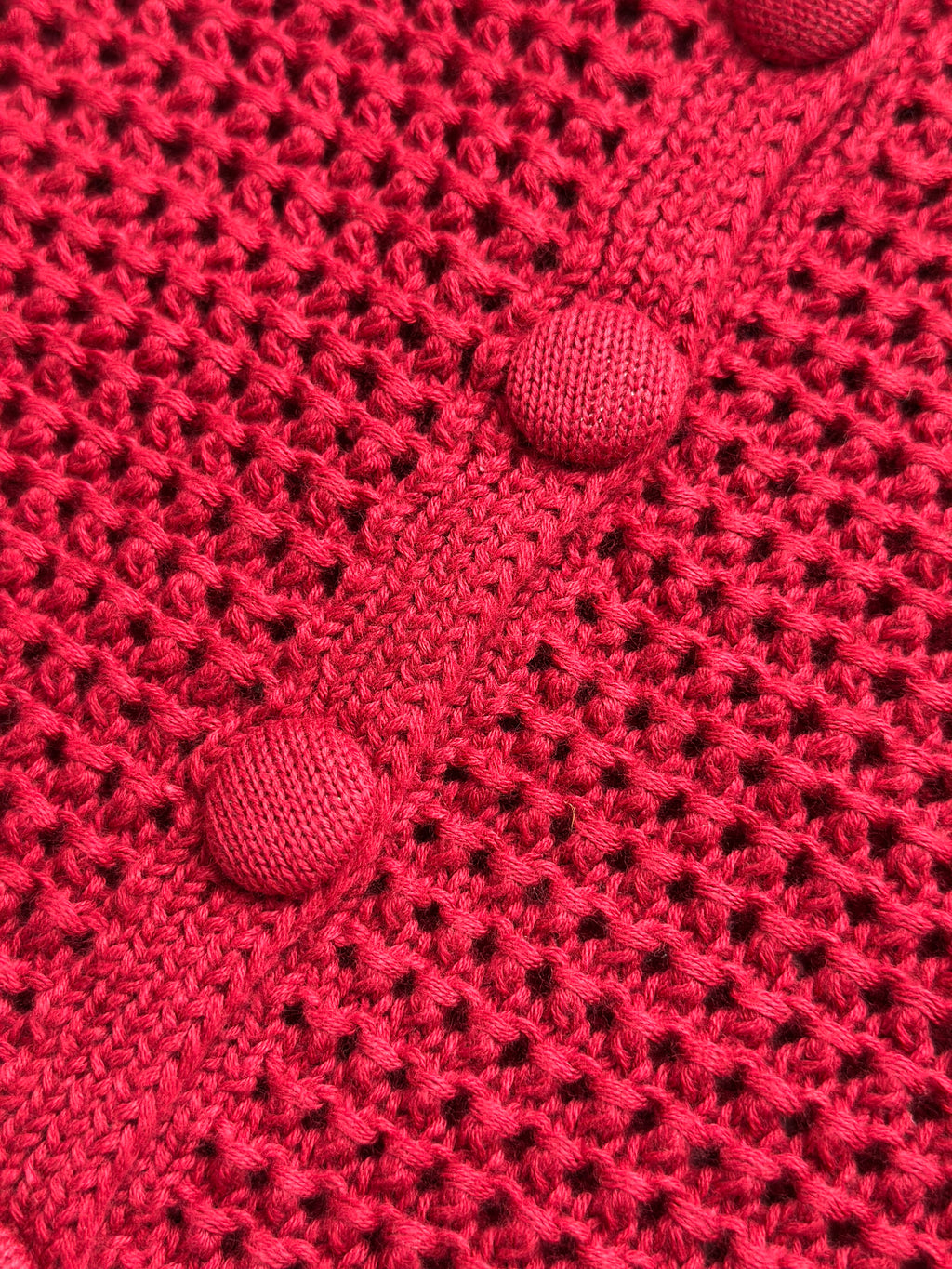 Crimson Heirloom Cardigan