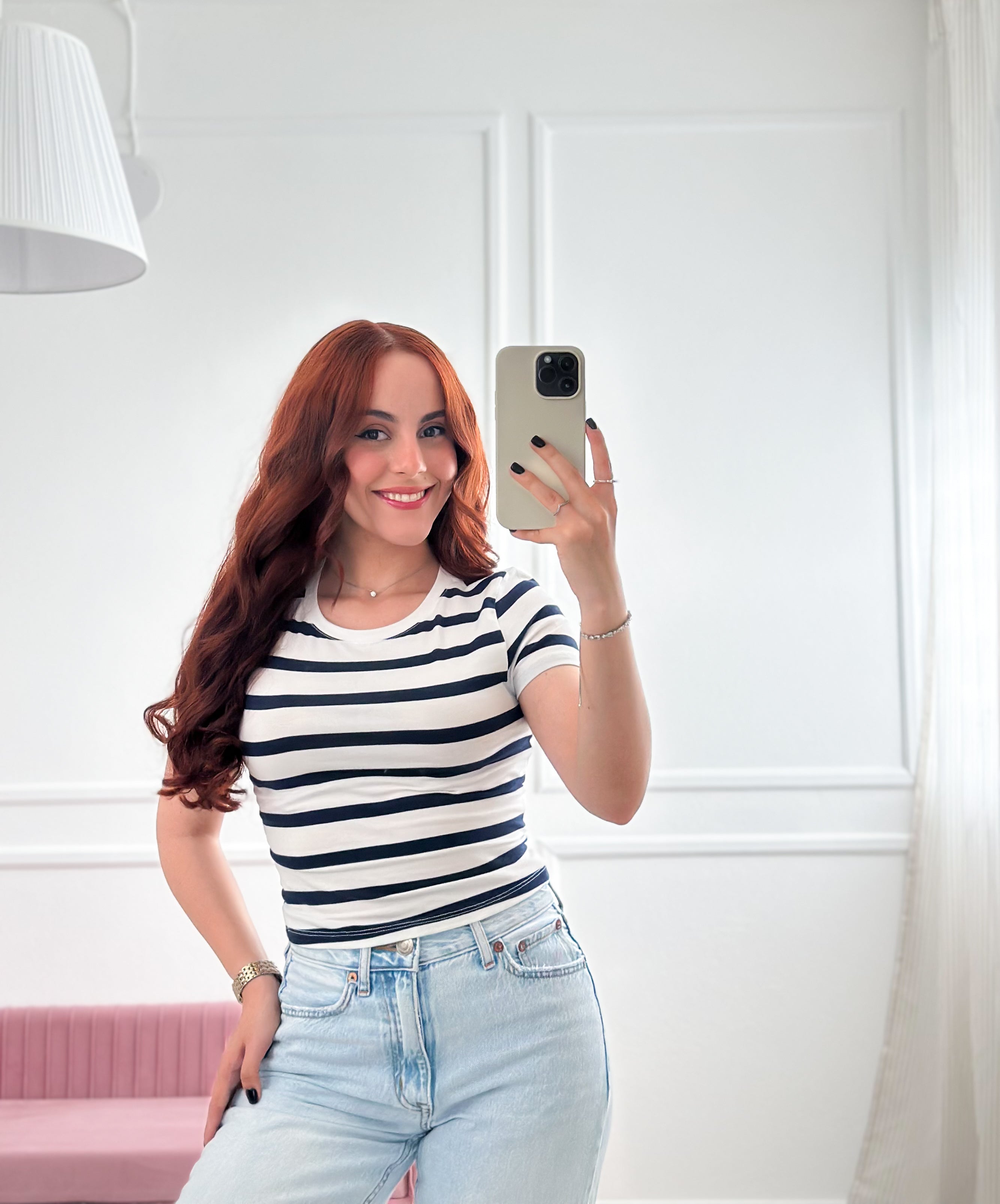 Sweet Stripe Cropped Tee