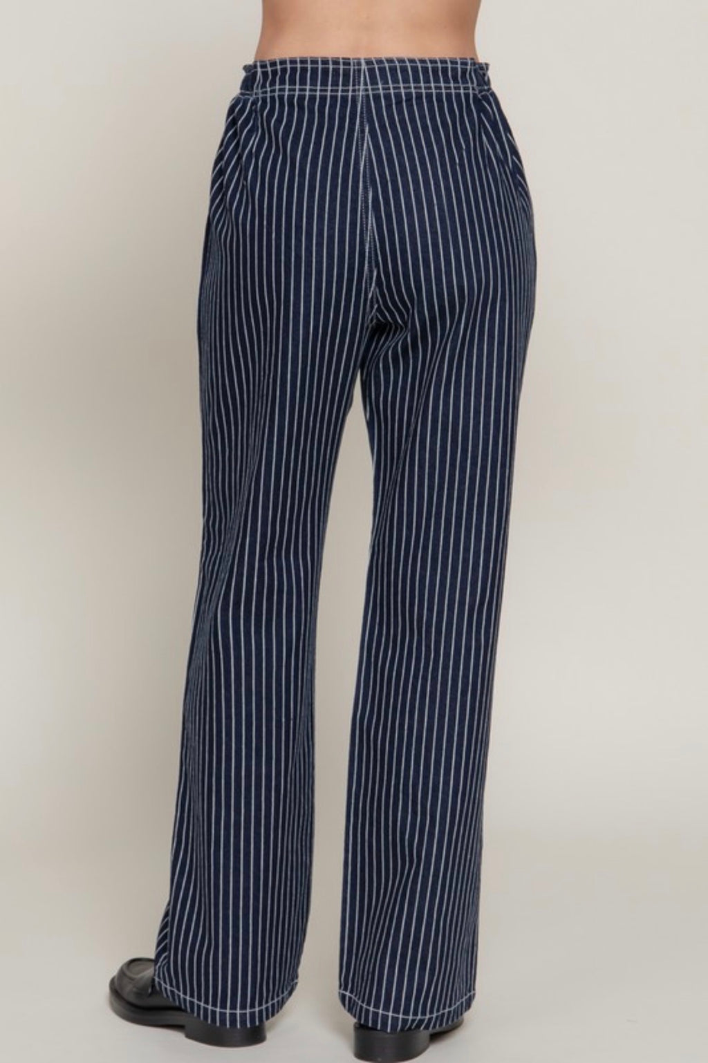 The City Stripe Denim BOTTOM