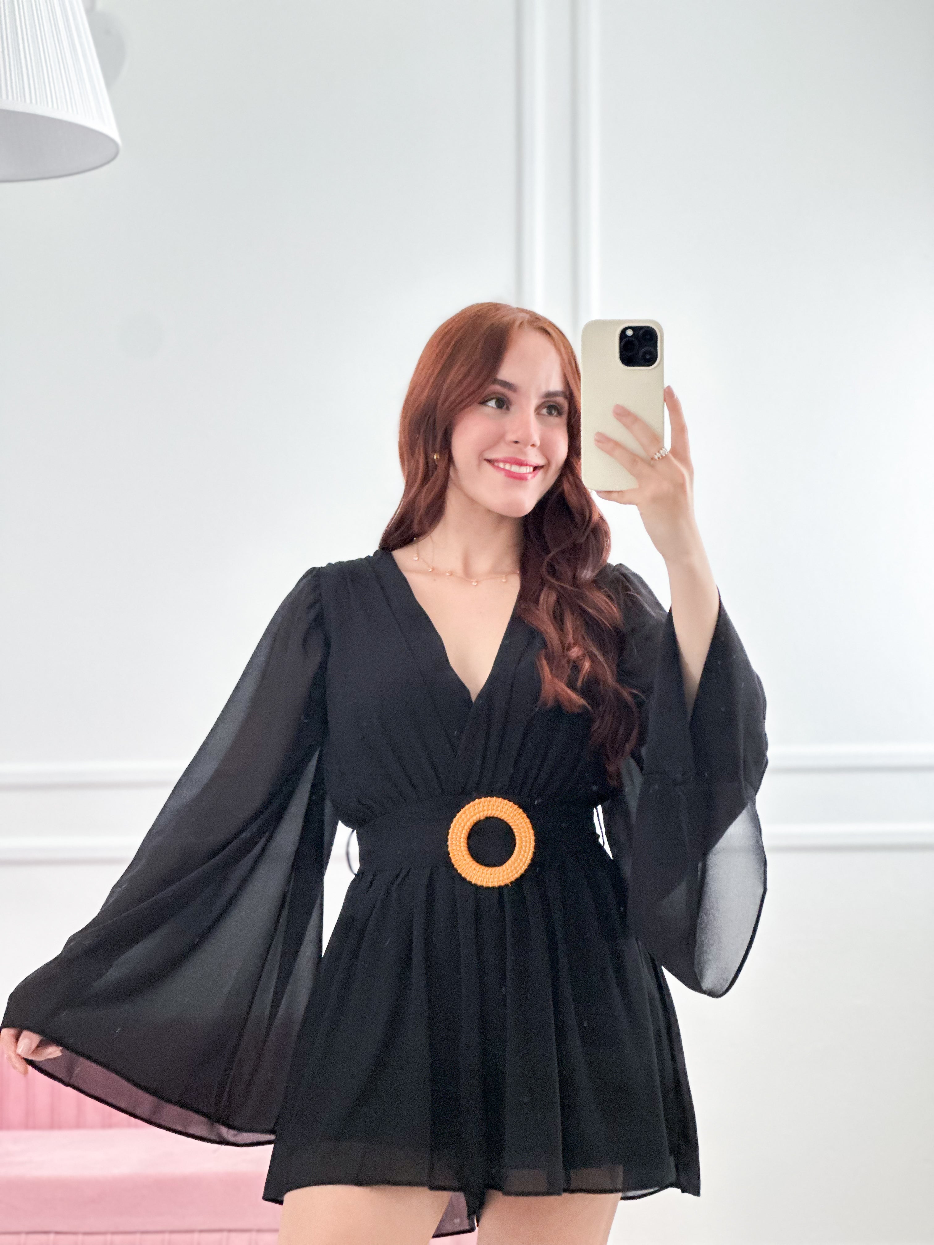 Midnight Bloom Romper