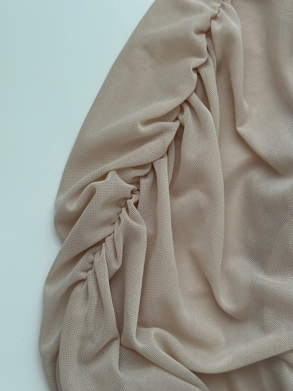 Sand Veil Ruched Blouse