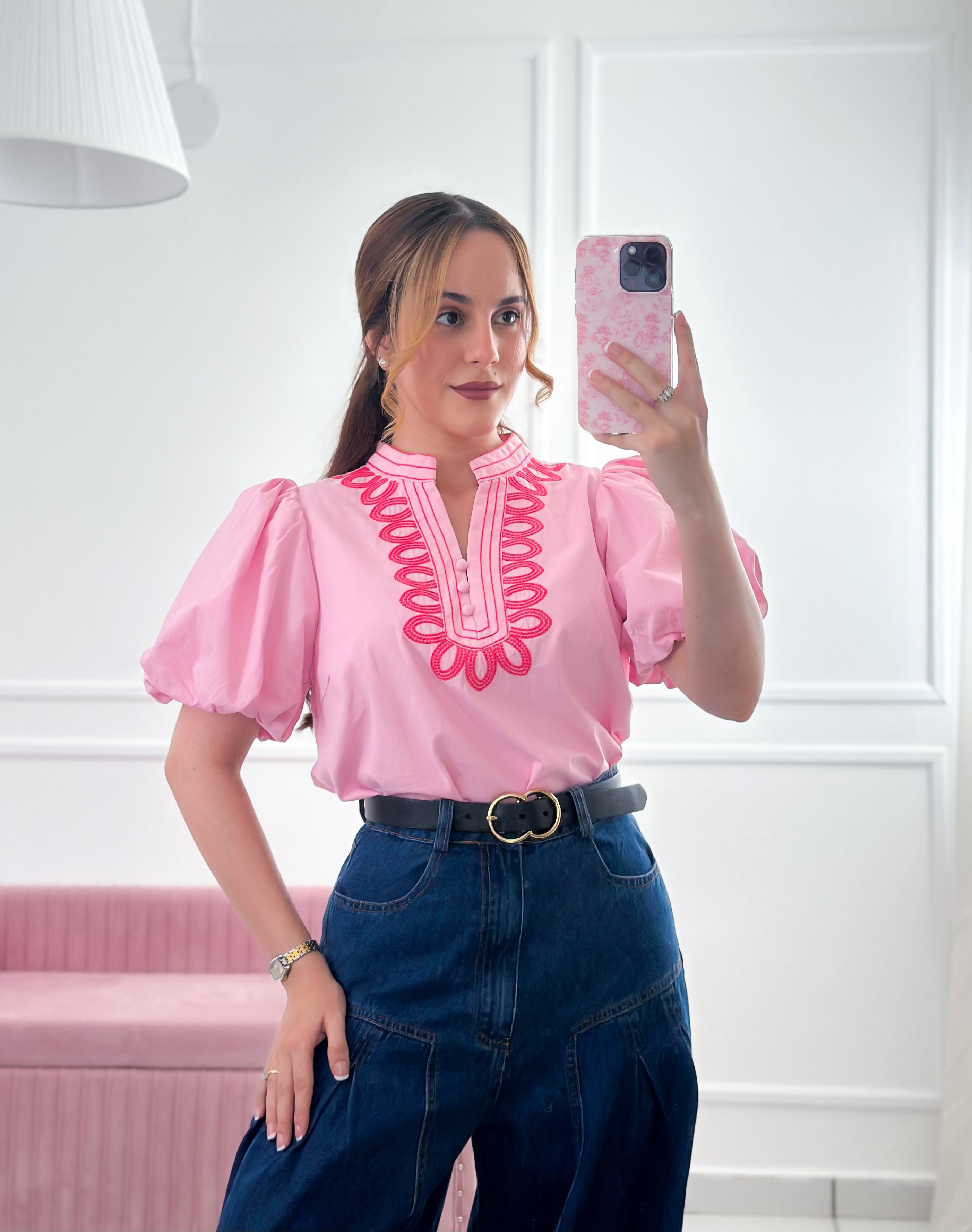 Rosalie Embroidered Blouse