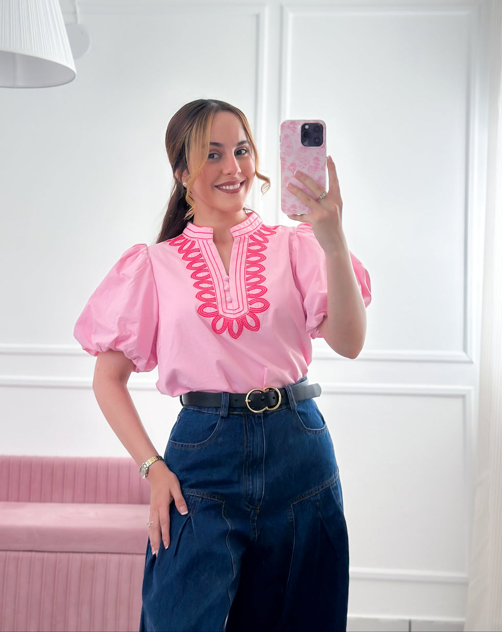 Rosalie Embroidered Blouse